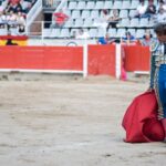 Un momento cruciale durante la corrida a Barcellona