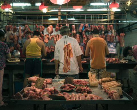 Un wet market in Cina