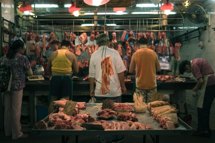 Un wet market in Cina