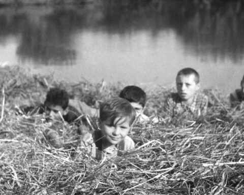 Un fotogramma di "I bambini ci guardano" di Vittorio De Sica (1943)