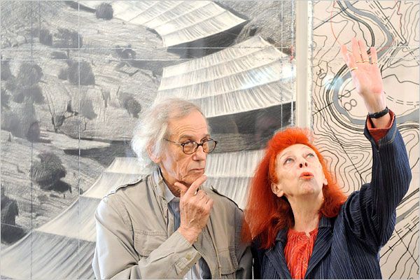 Christo e sua moglie Jeanne Claude, mancata nel 2009, formavano un sodalizio artistico indissolubile