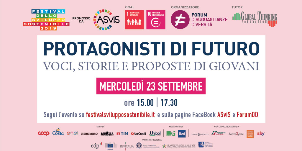 La locandina dell'evento organizzato dal Forum Diseguaglianze e Diversità