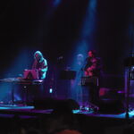 Riccardo Tesio, Nicholas Ciufferi, Cristiano Godano e Davide Combusti sul palco del Campobasso Summer Festival, durante Maledetti Cantautori