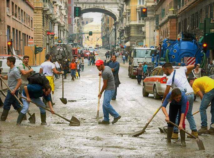 Alluvione cambiamenti climatici