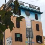 Opera street art Roma, viale 63 Tora Marancia