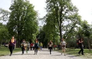 Lo slogan scelto è stato "Camminiamo insieme per proteggere la vita sulla terra, basta terricidio" (Foto: Giuditta Pellegrini)