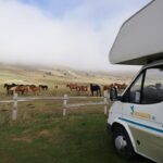 In camper a Pian Grande di Castelluccio di Norcia, nel cuore dell'Umbria (Foto: Valeria Romani)