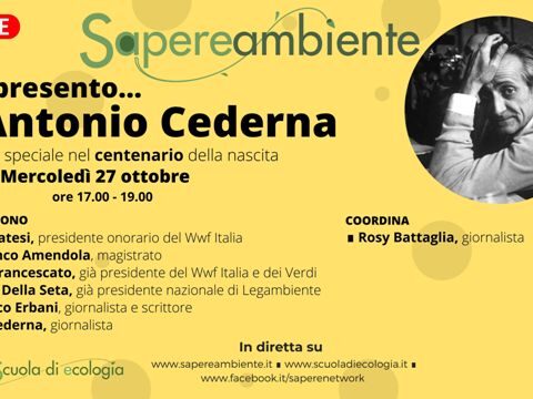 Il nostro live su Antonio Cederna