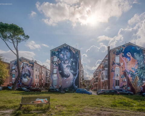 Il quartiere romano di San Basilio (Foto: Luca Pietrobono, progetto fotografico "L'altra Roma")