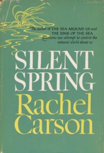 La copertina dell'edizione originale di "Silent spring" (1962)