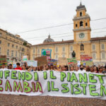 Una manifestazione dei Fridays For Future a Parma, nel 2019