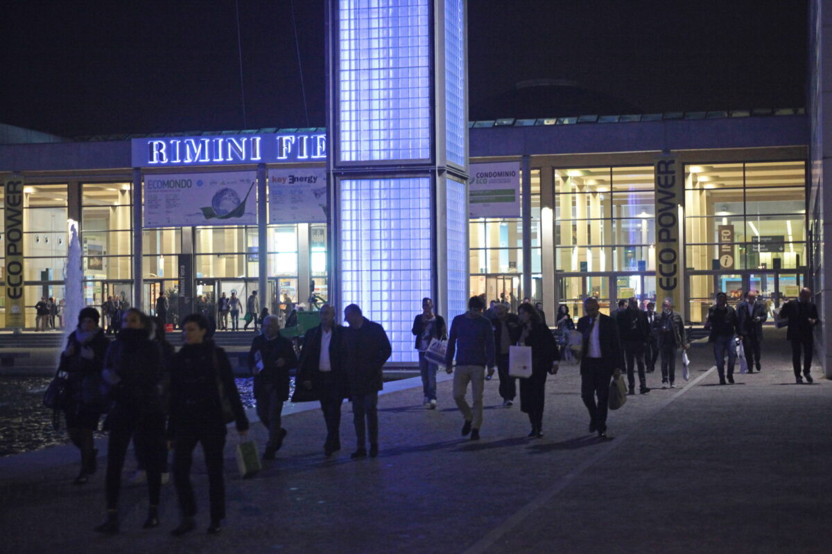 L'ingresso della Fiera di Rimini