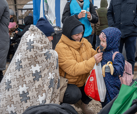 Sfollati ucraini assistiti da Unhcr