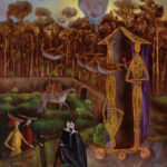 Leonora Carrington Again, the Gemini are in the Orchard 1947