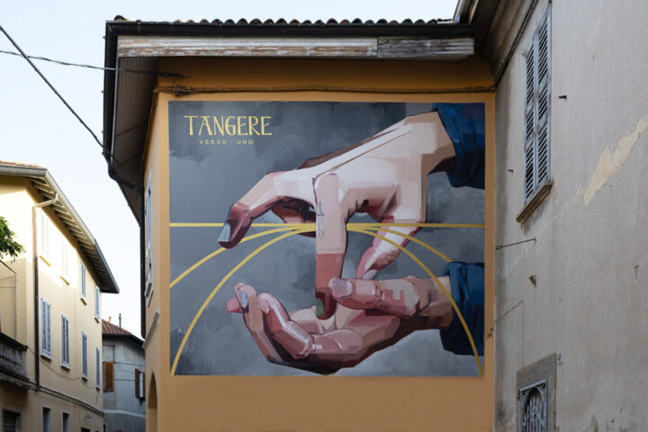 Tangere, murale dell'artista Basik a Paderno D'Adda, Lecco (Foto: Arianna Ciofi)