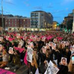 Un'immagine di una recente manifestazione di Non Una Di Meno a Bologna