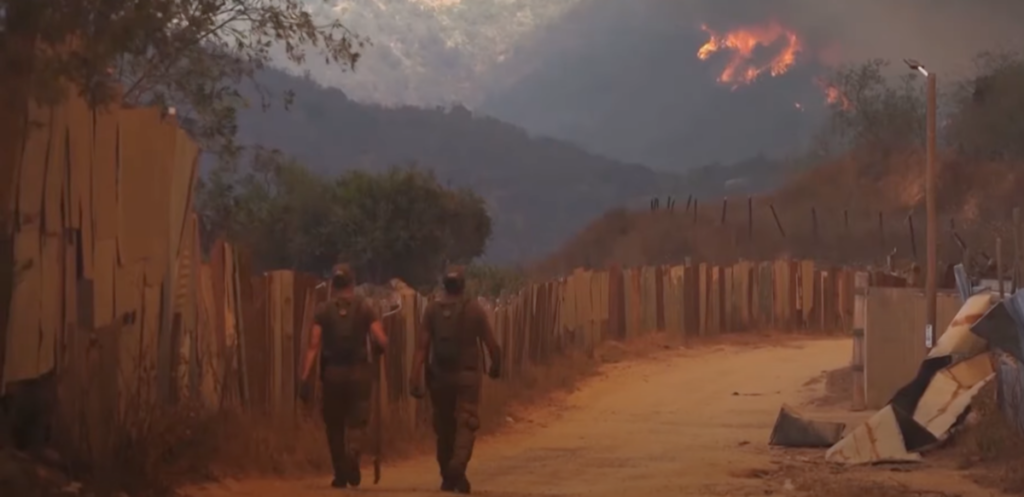 Incendi in Cile, la regione di Valparaiso è la più colpita