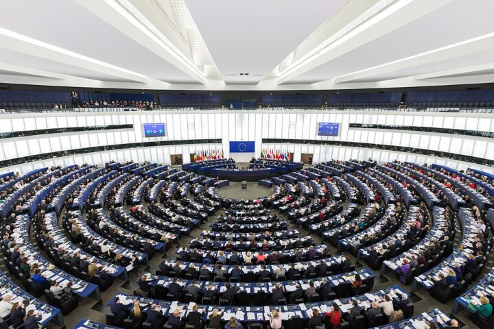 Una sessione del Parlamento Eu nel 2014 (Foto: Wikipedia)