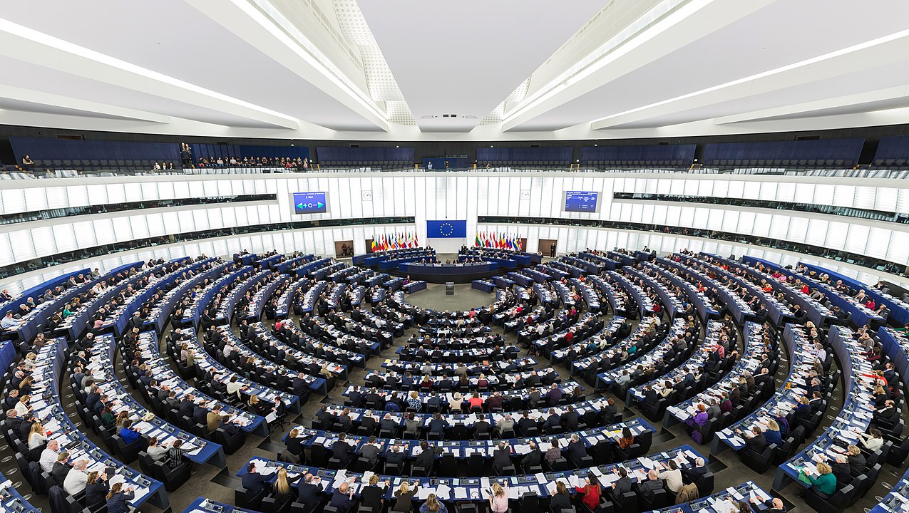 Una sessione del Parlamento Eu nel 2014 (Foto: Wikipedia)