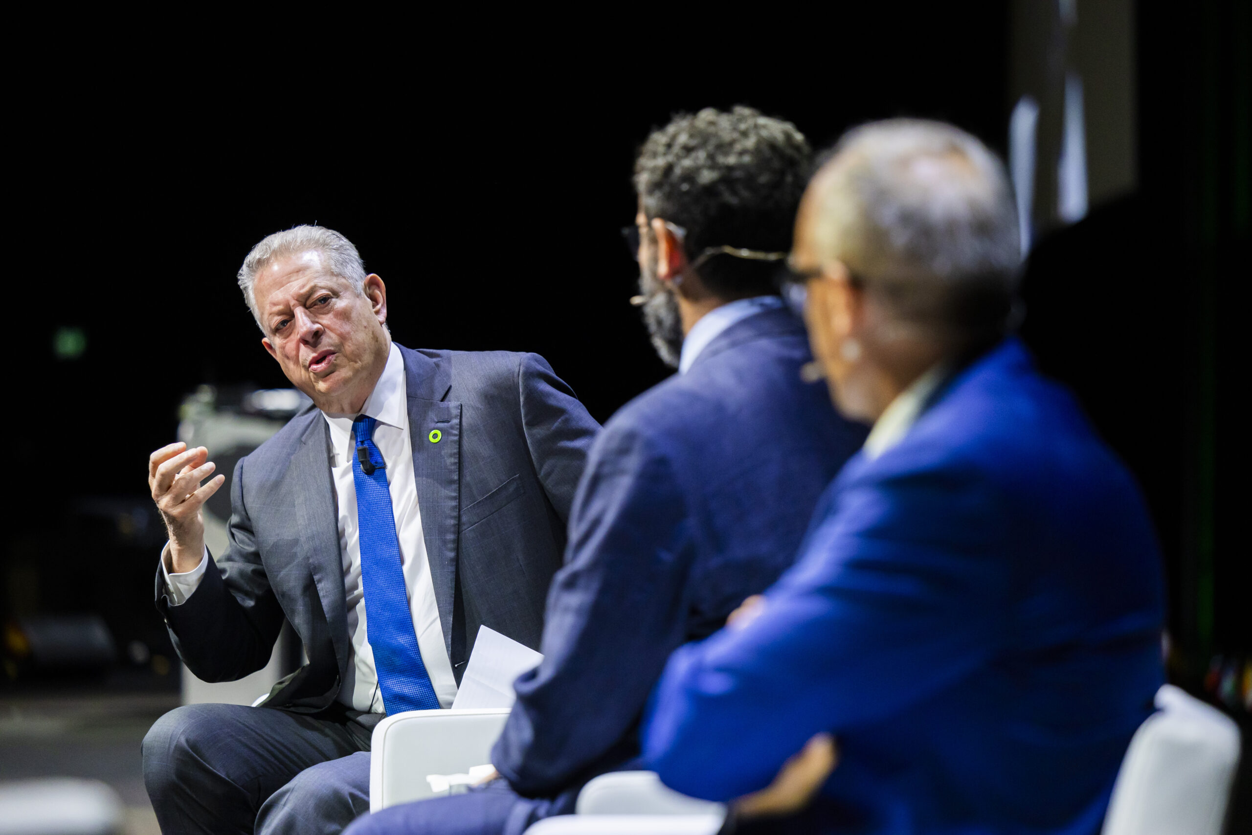 Al Gore durante il suo intervento al 56° Climate Reality Leadership Training