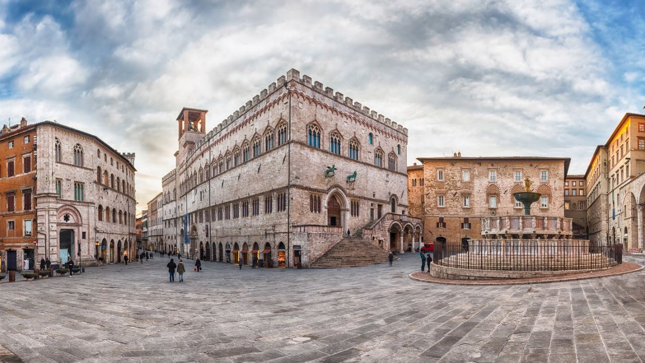 Isola prossima, il centro storico di Perugia