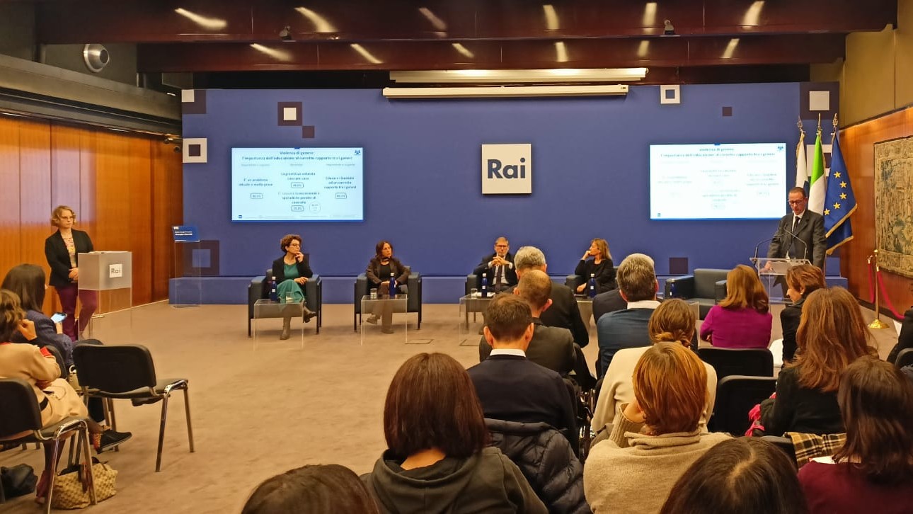 La presentazione della ricerca “Prima che sia troppo tardi. Educare i giovani all’affettività per contrastare la violenza di genere” presso la Rai