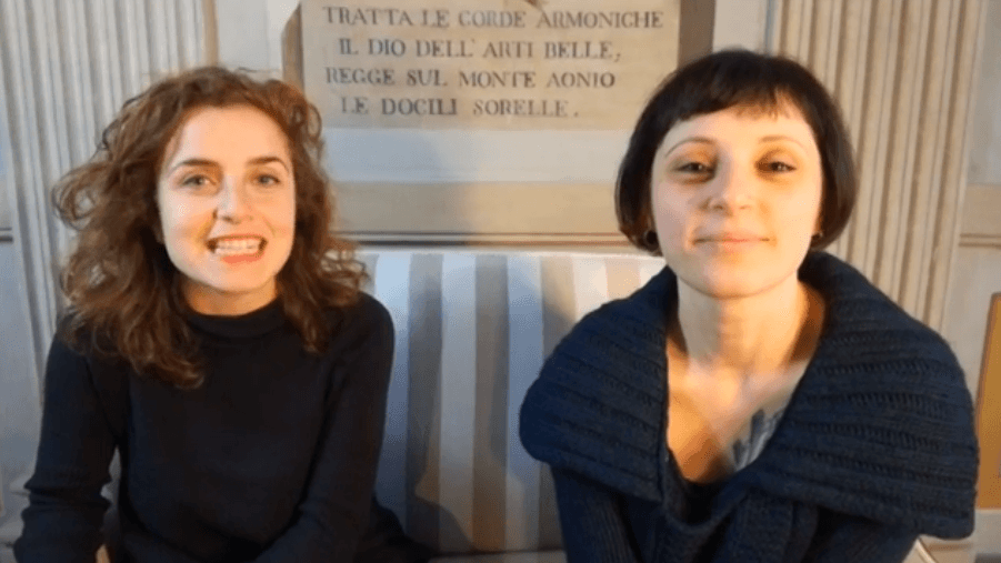 Francesca Perrotta e Roberta Pandolfi, fondatrici e direttrici artistiche di Orchestra Olimpia