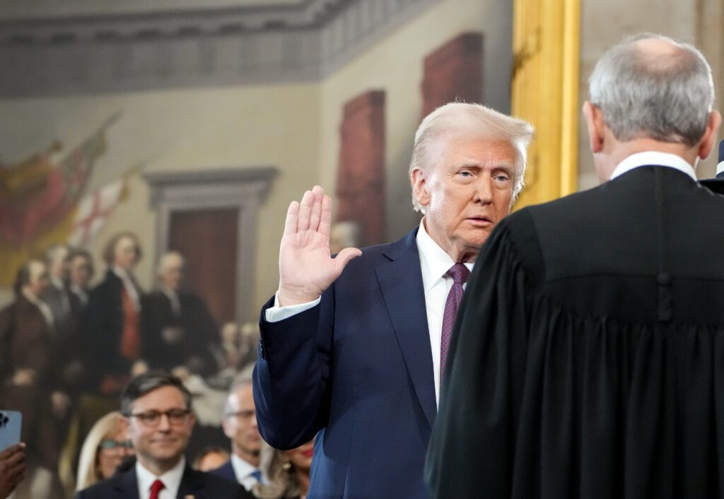 Il giuramento di Donald Trump