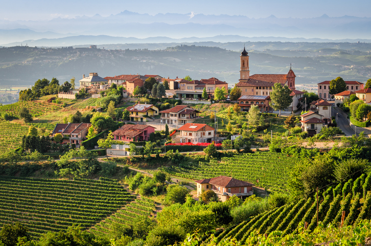 Treiso, nelle Langhe, una delle località coinvolte nel Bagna Cauda Day. 