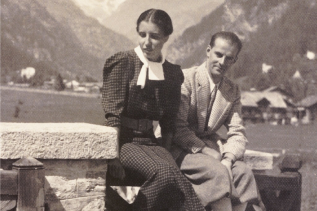Elena Croce con Raimondo Craveri