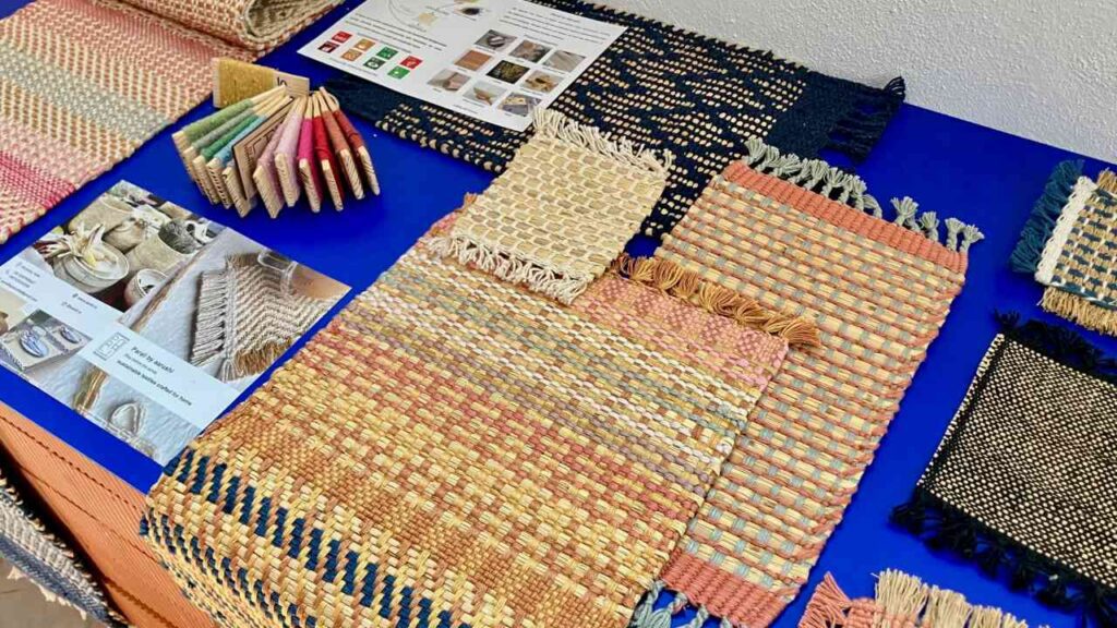 Cartoline dal Fuorisalone: Tessuti in fibra di riso.