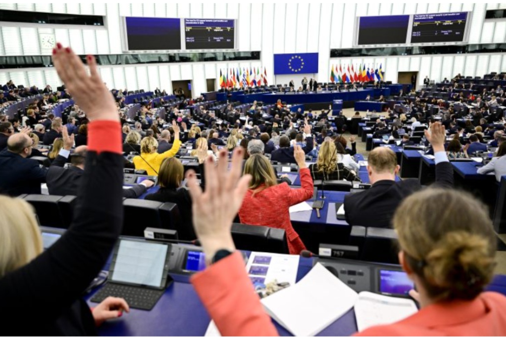 Una seduta del Parlemento europe