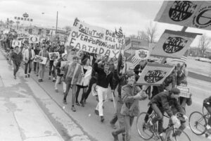 Arvada High School in Colorado prima Giornata della Terra 22 aprile 1970