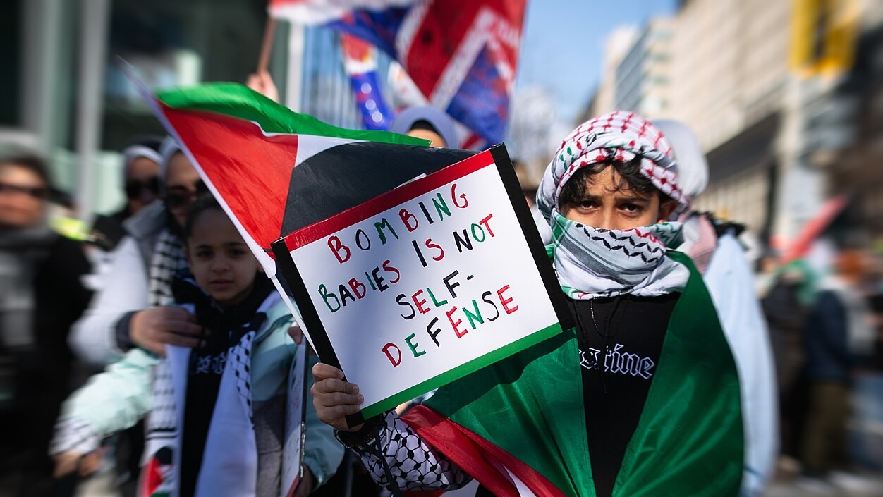 Manifestazione a Washington, gennaio 2024. Foto: Johnny Silvercloud