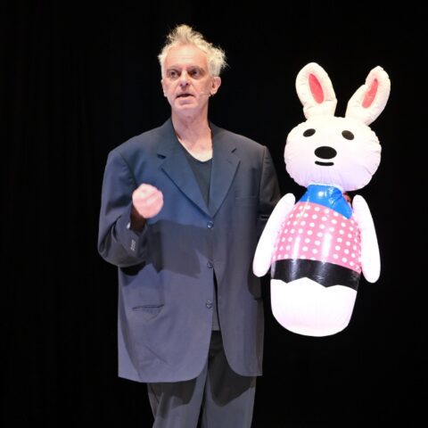 Andrea Cosentino durante "L'asino d'oro".