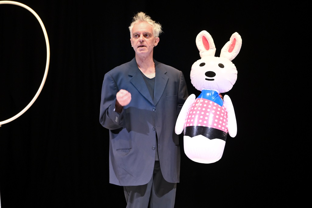 Andrea Cosentino durante "L'asino d'oro".
