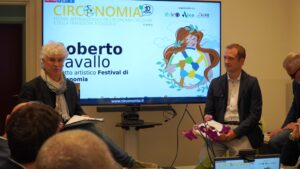 Il direttore artistico di Circonomia Roberto Cavallo alla presentazione dell'edizione 2025