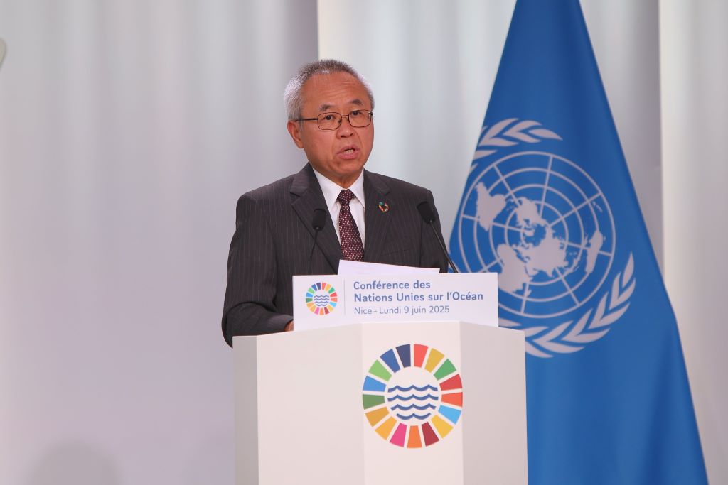 L’oceano, il nostro futuro. Gli impegni da Nizza per la vita sott’acqua: Li Junhua, sottosegretario generale delle Nazioni Unite per gli affari economici e sociali e segretario generale della Conferenza