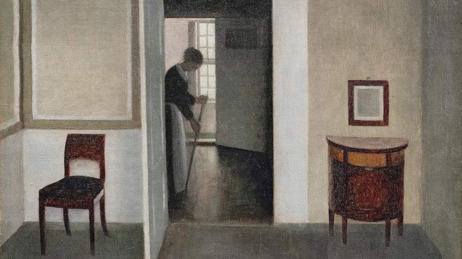 Vilhelm Hammershøi, a Rovigo la retrospettiva: "Interno, Strandgade 30", 1902
