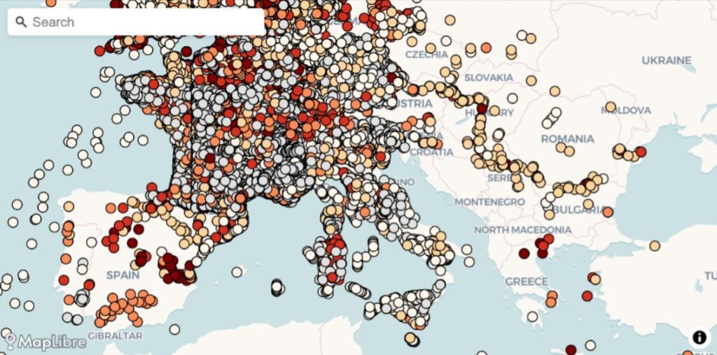 Il conto salato dei Pfas: mappa europea dei Forever pollution project