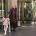 Naomi Watts e Bing sul set di "The friend"
