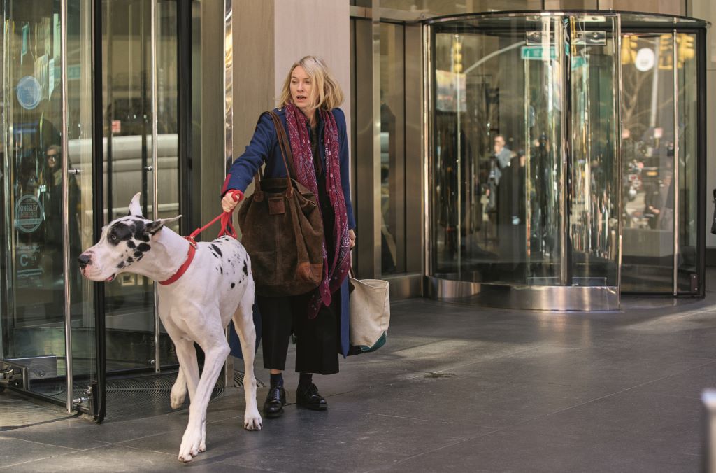 Naomi Watts e Bing sul set di 