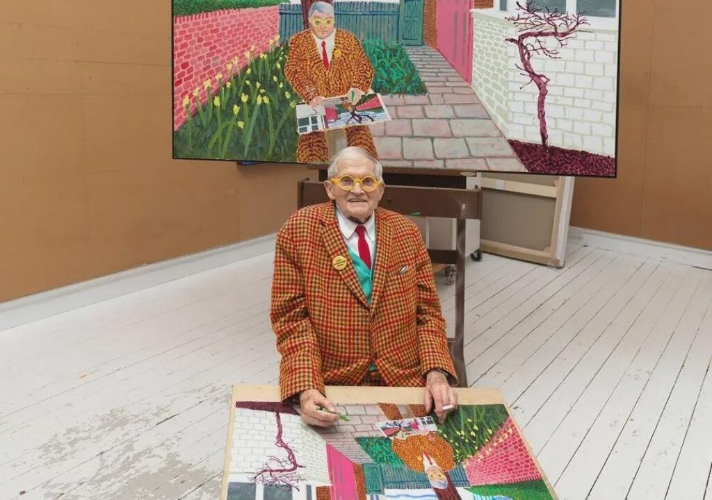 David Hockney, tutta la forza della natura: l'artista nel suo atelier