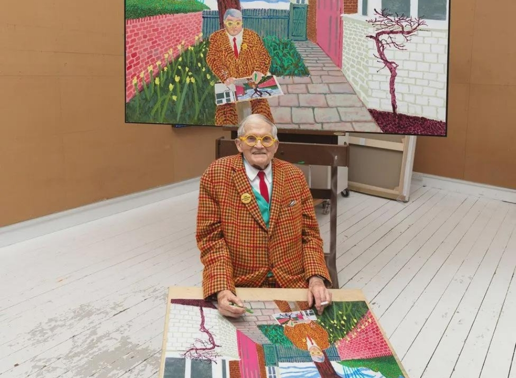 David Hockney, tutta la forza della natura: l'artista nel suo atelier