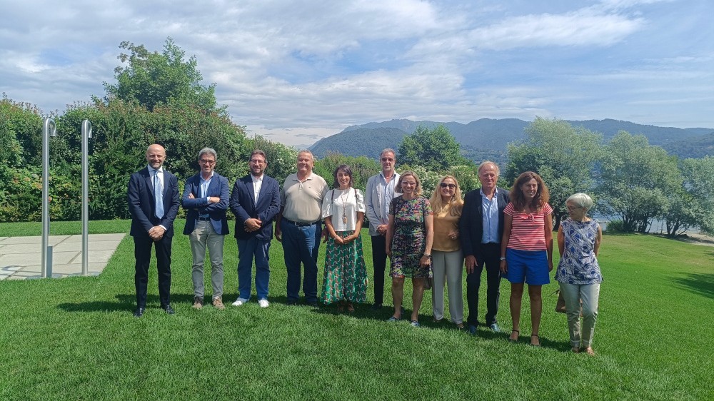 Il team del progetto "Integrare" dell'Ecomuseo del Lago d'Orta e Mottarone