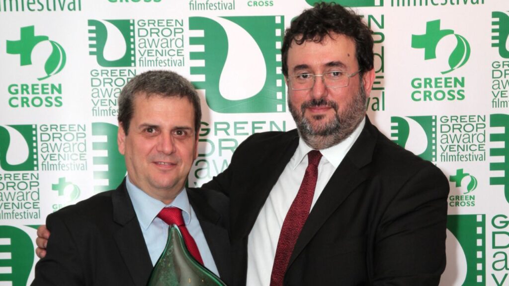 Elio Pacilio e Marco Gisotti al Green drop award