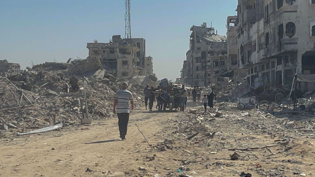 La vita quotidiana a Gaza, fra le macerie e le tensioni della fragile tregua, 22 ottobre 2025.