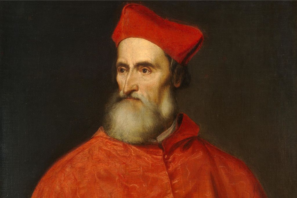 Pietro Bembo in un ritratto di Tiziano del 1540