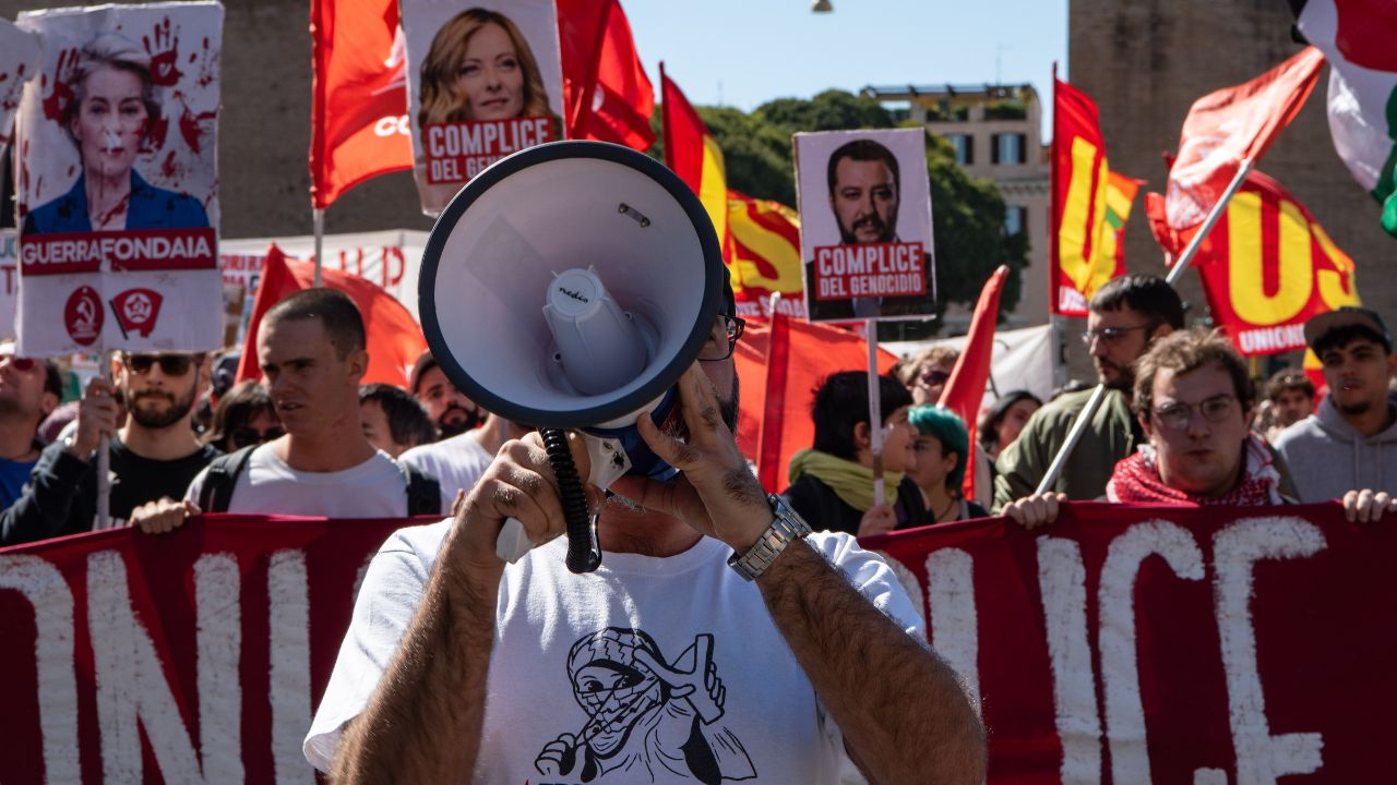 Roma, corteo del 3 ottobre