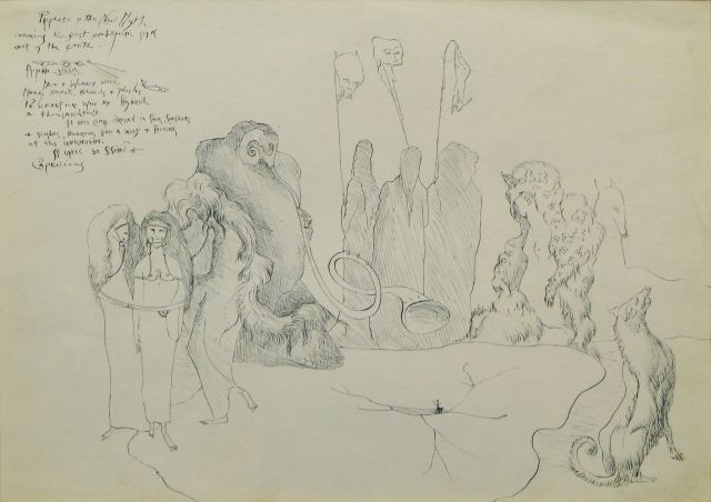 Leonora Carrington, Prophets & the New Myths, ca. 1938 - Parigi, Collection Anne Wachsmann Guigon © Estate of Leonora Carrington, by SIAE 2025